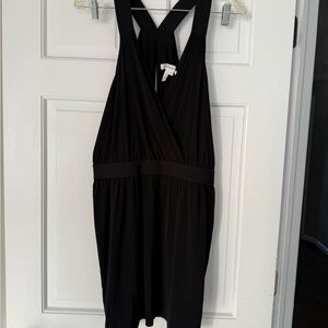 BCBGeneration black deep V Dress